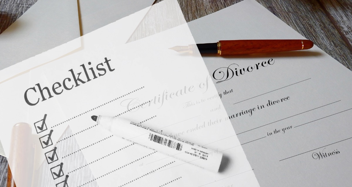 Checklist for Divorce in Colorado