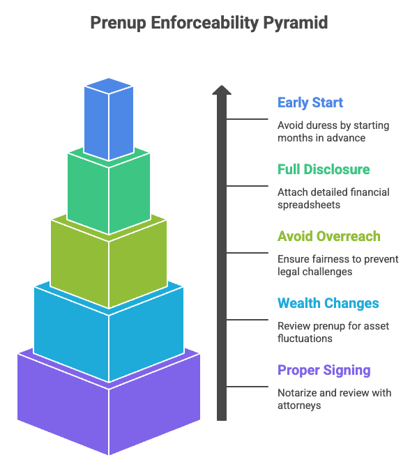 Prenup Enforceability Pyramid