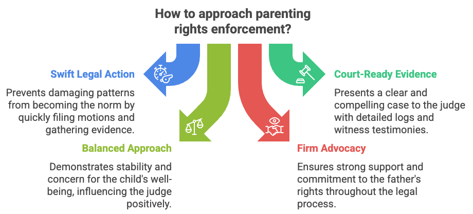 How to approach parenting rights enforcement?