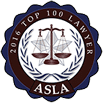 2024 Top 100 Lawyers ASLA badge