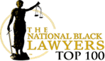 The National Black Lawyers gold logo