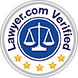 Lawyer.com Verified badge with scales of justice