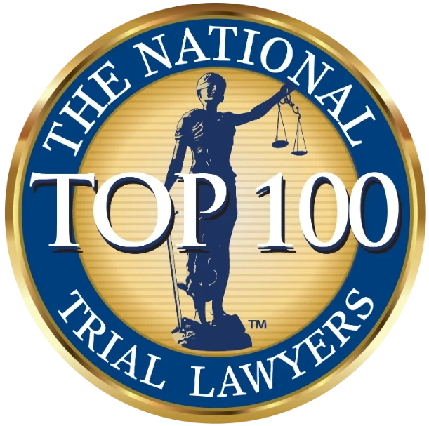 National Top 100 Trial Lawyers emblem