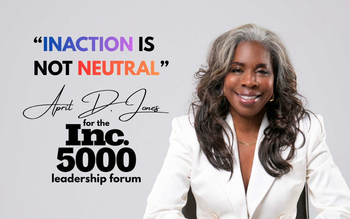 April D. Jones promotes Inc. 5000 leadership forum