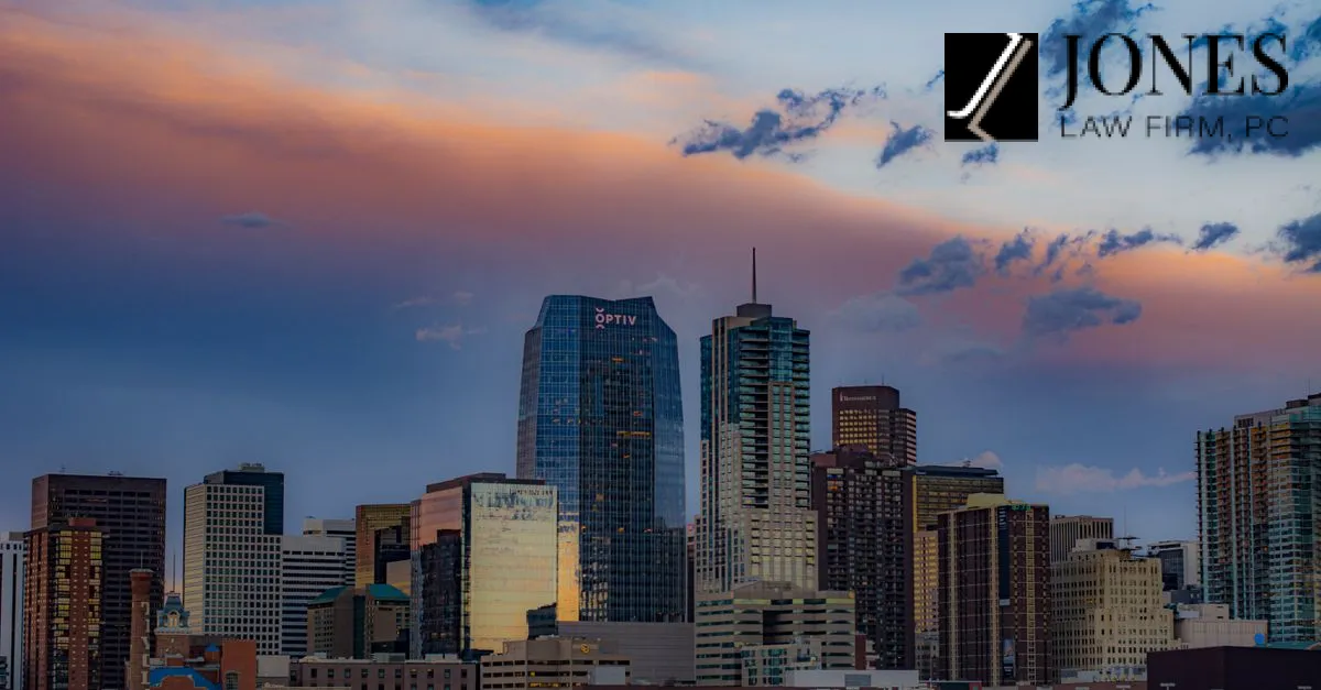 A view of Denver, CO is shown, where residents seeking modification lawyer services can find local guidance.