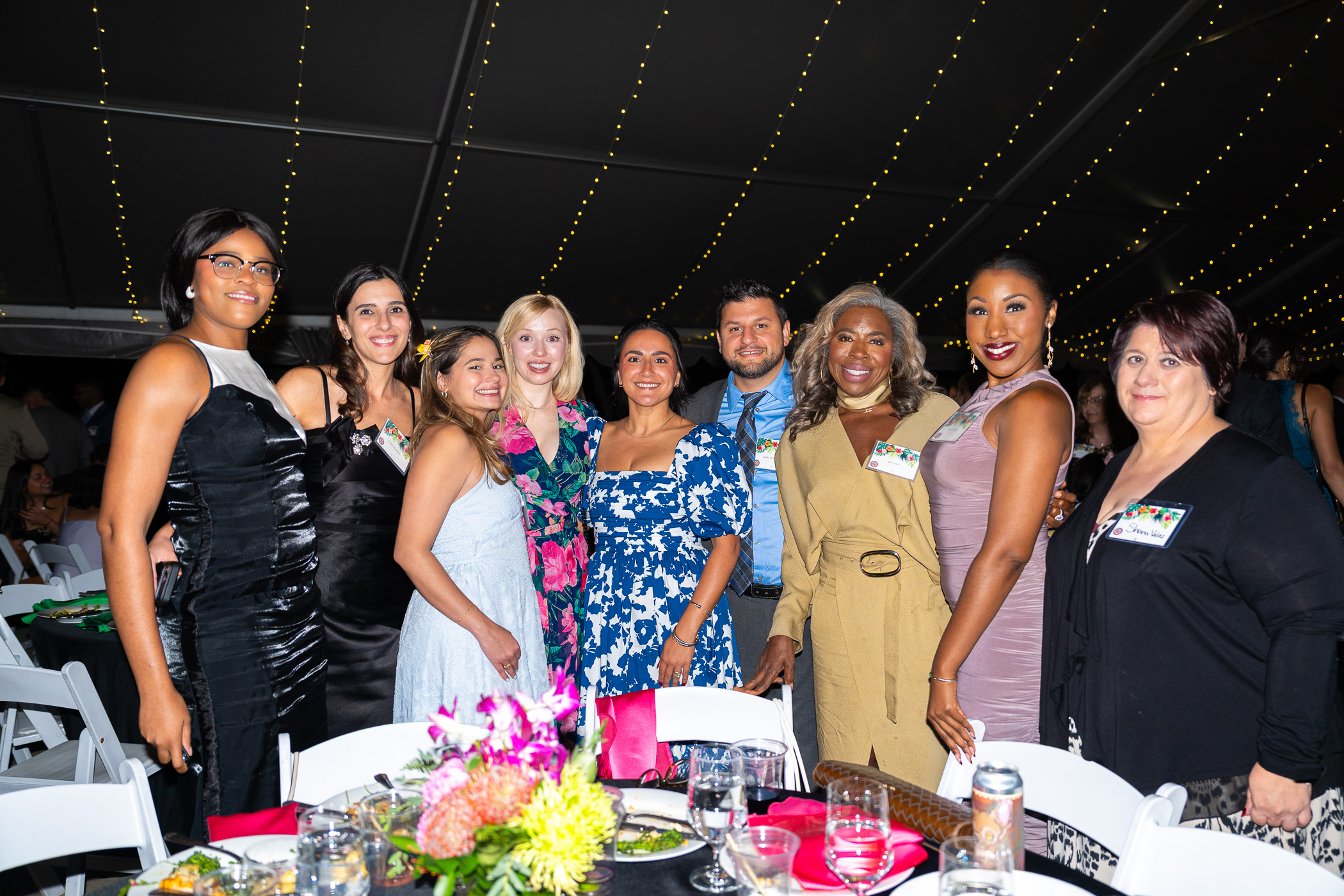 Jones Law Firm team attending the CHBA En El Jardín banquet at Denver Botanic Gardens